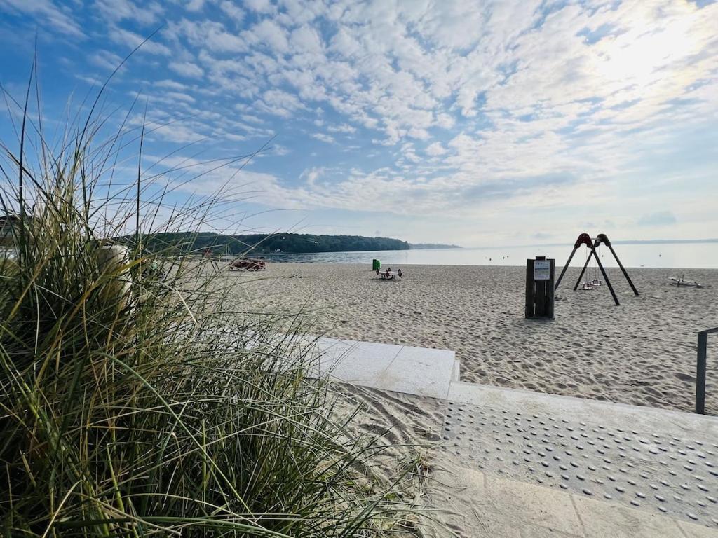 'Kapitaenslounge' Vollsanierte Fewo Mit Blick Auf Die Flensburger Foerde 哈里斯莱 外观 照片